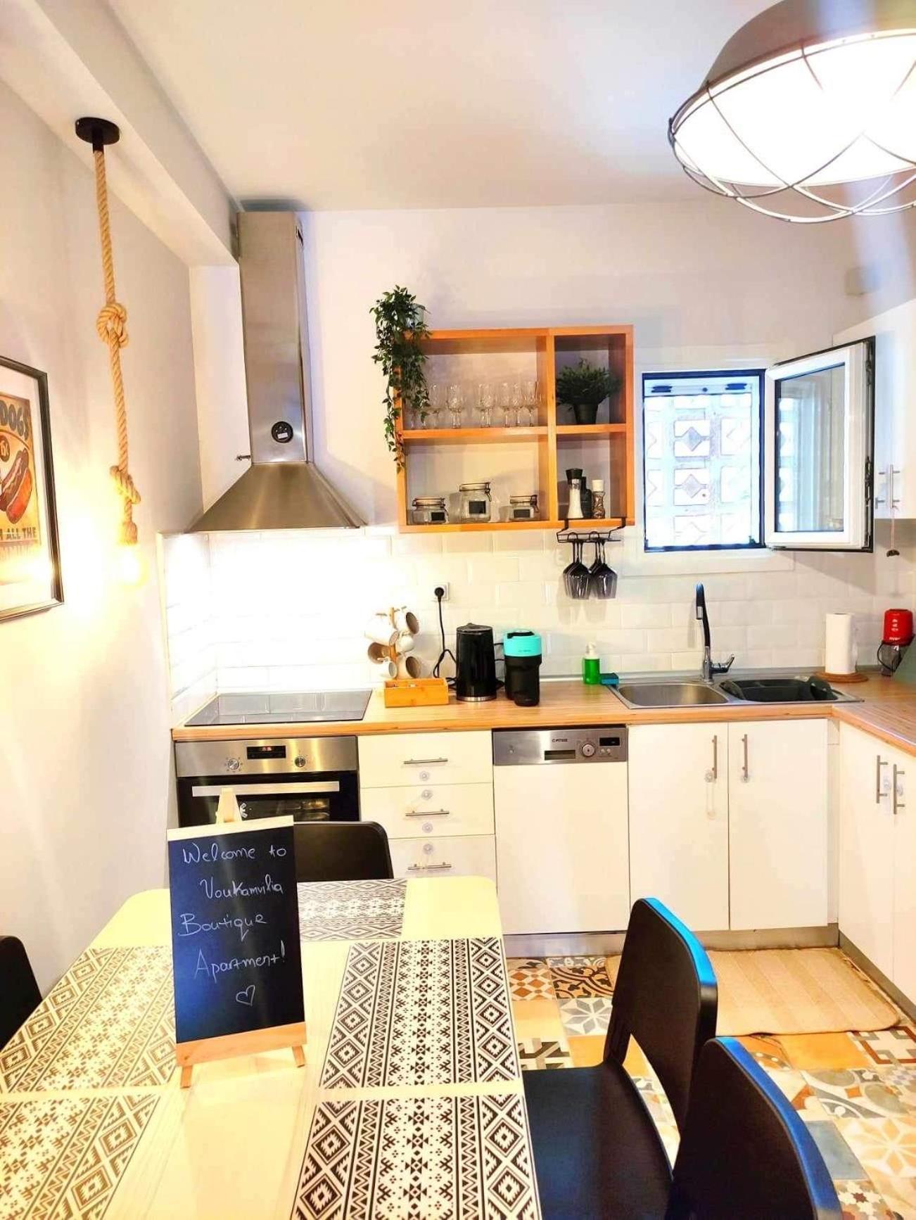 Voukamvilia Boutique Apartment Ágios Matthaíos Buitenkant foto